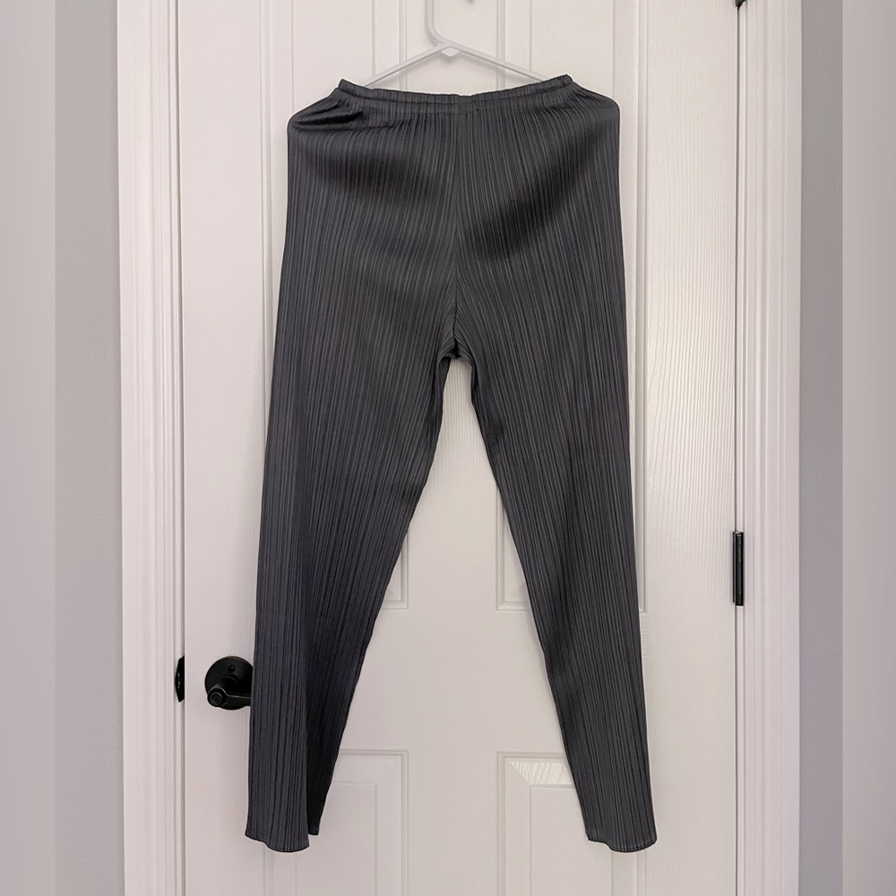 Pleats Please Issey Miyake Grey Pants - Picture 6 of 8